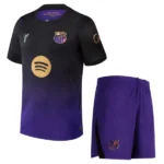 FC Barcelone Enfant Ensemble 2026 2027 Vert - FC Barcelone Enfant Pas Cher | maillotdefootpersonnalise