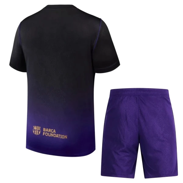 FC Barcelone Enfant Ensemble 2026 2027 Violet - FC Barcelone Enfant Pas Cher | maillotdefootpersonnalise