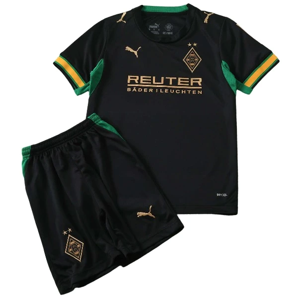 Borussia Mönchengladbach Enfant Ensemble 2026 2027 Noir - Borussia Mönchengladbach Enfant Pas Cher | maillotdefootpersonnalise