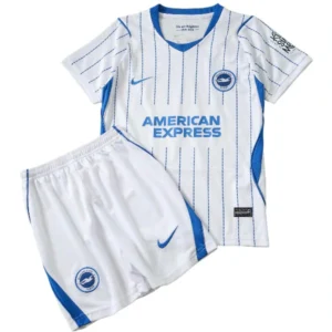Brighton & Hove Albion Enfant Ensemble 2026 2027 Blanc - Brighton & Hove Albion Enfant Pas Cher | maillotdefootpersonnalise