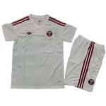 Qatar Enfant Ensemble 2026 Blanc - Catar Enfant Pas Cher | maillotdefootpersonnalise
