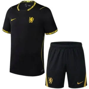 Chelsea Enfant Ensemble 2026 2027 Noir - Chelsea Enfant Pas Cher | maillotdefootpersonnalise