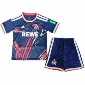 FC Cologne Enfant Ensemble 2026 2027 Bleu - FC Cologne Enfant Pas Cher | maillotdefootpersonnalise