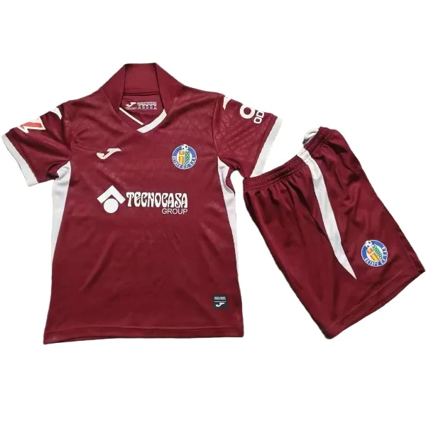 Getafe Enfant Ensemble 2026 2027 Rouge - Getafe Enfant Pas Cher | maillotdefootpersonnalise