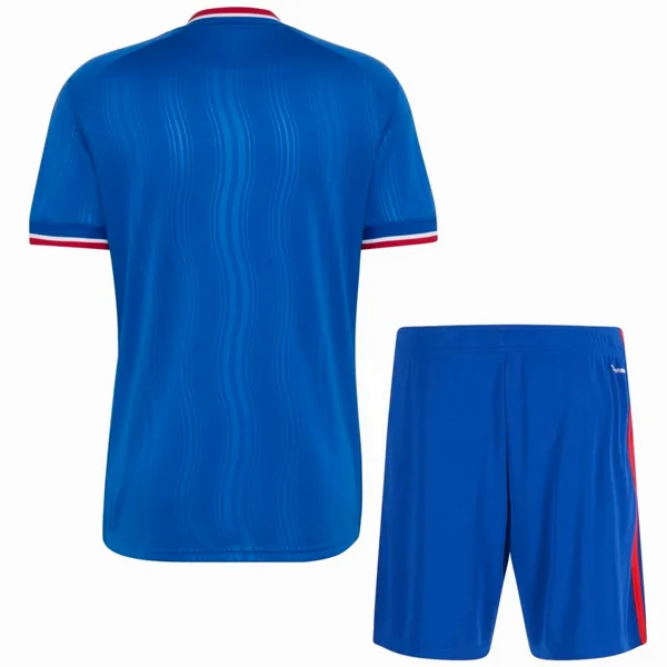 Manchester United Enfant Ensemble 2026 2027 Bleu - Manchester United Enfant Pas Cher | maillotdefootpersonnalise