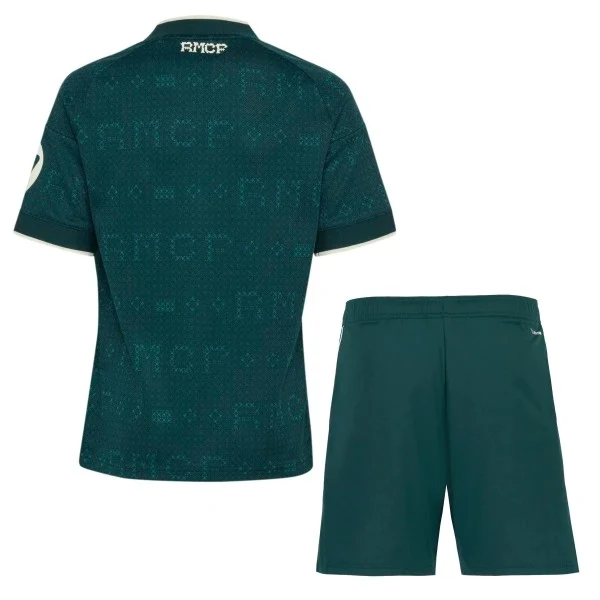 Real Madrid Enfant Ensemble 2026 2027 Vert - Real Madrid Enfant Pas Cher | maillotdefootpersonnalise