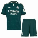 Real Madrid Enfant Ensemble 2026 2027 Vert - Real Madrid Enfant Pas Cher | maillotdefootpersonnalise