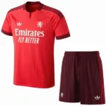 Lyonnais Ensemble 2026 2027 Rouge - Lyonnais Pas Cher | maillotdefootpersonnalise