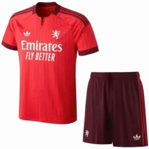 Lyonnais Ensemble 2026 2027 Rouge - Lyonnais Pas Cher | maillotdefootpersonnalise