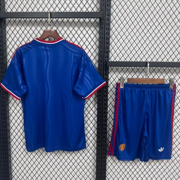 Manchester United Ensemble 2026 2027 Bleu - Manchester United Pas Cher | maillotdefootpersonnalise