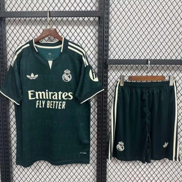 Real Madrid Ensemble 2026 2027 Vert - Survêtements Real Madrid | maillotdefootpersonnalise