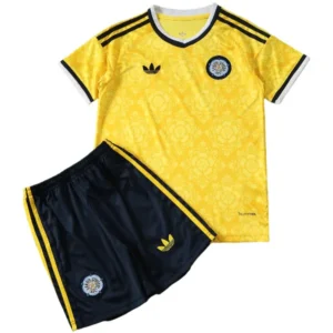 Leeds United Enfant Ensemble 2026 2027 Jaune - Leeds United Enfant Pas Cher | maillotdefootpersonnalise