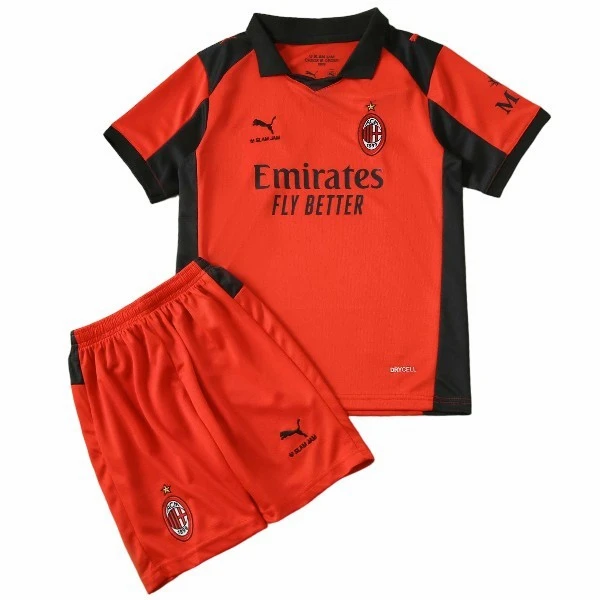 AC Milan Enfant Ensemble 2025 2026 Rouge - AC Milan Enfant Pas Cher | maillotdefootpersonnalise