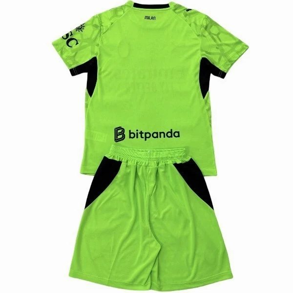 AC Milan Enfant Ensemble 2026 2027 Vert - AC Milan Enfant Pas Cher | maillotdefootpersonnalise