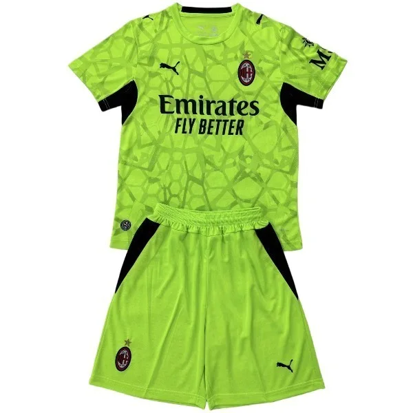 AC Milan Enfant Ensemble 2026 2027 Vert - AC Milan Enfant Pas Cher | maillotdefootpersonnalise