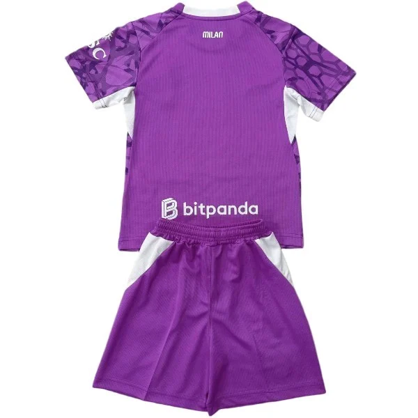 AC Milan Enfant Ensemble 2026 2027 Violet - AC Milan Enfant Pas Cher | maillotdefootpersonnalise