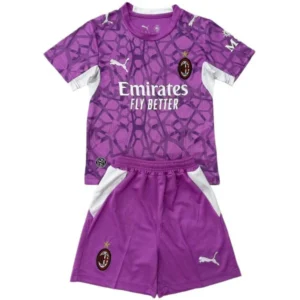 AC Milan Enfant Ensemble 2026 2027 Violet - AC Milan Enfant Pas Cher | maillotdefootpersonnalise