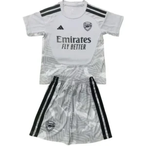 Arsenal Enfant Ensemble 2026 2027 Gris - Arsenal Enfant Pas Cher | maillotdefootpersonnalise