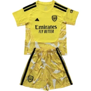Arsenal Enfant Ensemble 2026 2027 Jaune - Arsenal Enfant Pas Cher | maillotdefootpersonnalise