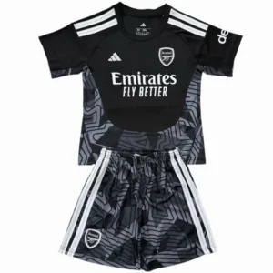 Arsenal Enfant Ensemble 2026 2027 Noir - Arsenal Enfant Pas Cher | maillotdefootpersonnalise