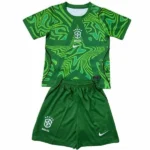 Brésil Enfant Ensemble 2026 Vert - Brésil Enfant Pas Cher | maillotdefootpersonnalise