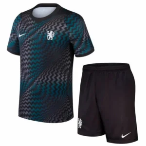 Chelsea Enfant Ensemble 2026 2027 Gris - Chelsea Enfant Pas Cher | maillotdefootpersonnalise