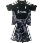 Liverpool Enfant Ensemble 2026 2027 Noir - Liverpool Enfant Pas Cher | maillotdefootpersonnalise