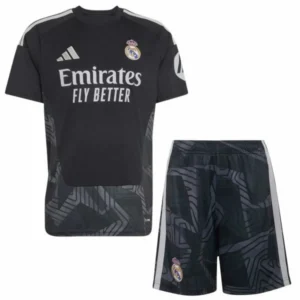 Real Madrid Enfant Ensemble 2026 2027 Noir - Real Madrid Enfant Pas Cher | maillotdefootpersonnalise