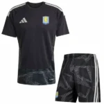 Aston Villa Ensemble 2026 2027 Noir - Aston Villa Pas Cher | maillotdefootpersonnalise