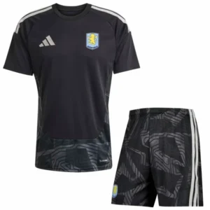 Aston Villa Ensemble 2026 2027 Noir - Aston Villa Pas Cher | maillotdefootpersonnalise