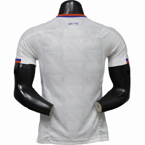 Cap-vert Maillot 2026 Blanc - Maillot Cap-vert | maillotdefootpersonnalise