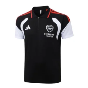 Arsenal Polo 2026 2027 Noir - Arsenal Pas Cher | maillotdefootpersonnalise