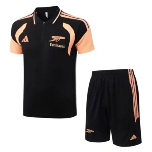 Arsenal Polo 2026 2027 Noir - Arsenal Pas Cher | maillotdefootpersonnalise