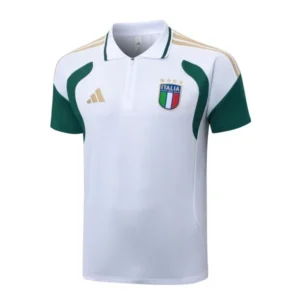 Italie Polo 2026 Blanc - Italie Pas Cher | maillotdefootpersonnalise