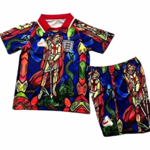 Angleterre Enfant Ensemble 2026 Rouge - Angleterre Enfant Pas Cher | maillotdefootpersonnalise