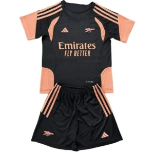 Arsenal Enfant Ensemble 2026 2027 Noir - Arsenal Enfant Pas Cher | maillotdefootpersonnalise