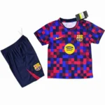 FC Barcelone Enfant Ensemble 2026 2027 Rouge - FC Barcelone Enfant Pas Cher | maillotdefootpersonnalise