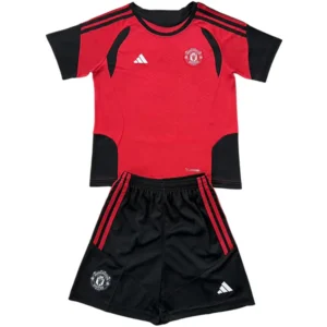 Manchester United Enfant Ensemble 2026 2027 Rouge - Manchester United Enfant Pas Cher | maillotdefootpersonnalise