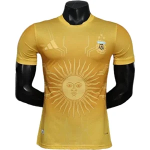 Argentine Maillot 2026 Jaune - Maillot Argentine 2026 | maillotdefootpersonnalise