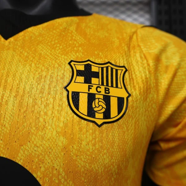 FC Barcelone Maillot 2026 2027 Jaune - Maillot Fc Barcelone | maillotdefootpersonnalise