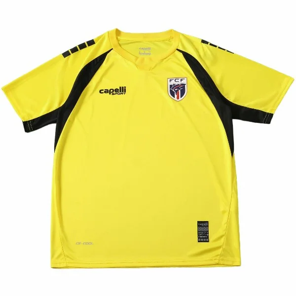 Cap-vert Maillot 2026 Jaune - Maillot Cap-vert | maillotdefootpersonnalise