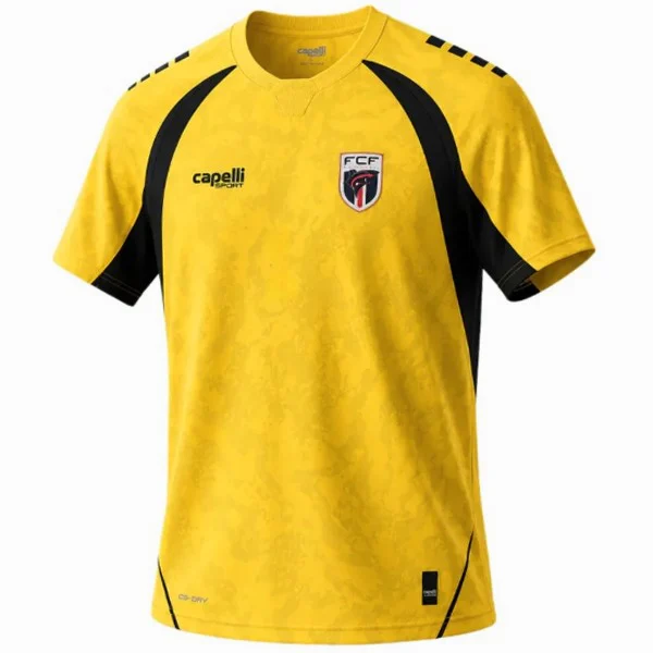 Cap-vert Maillot 2026 Jaune - Maillot Cap-vert | maillotdefootpersonnalise