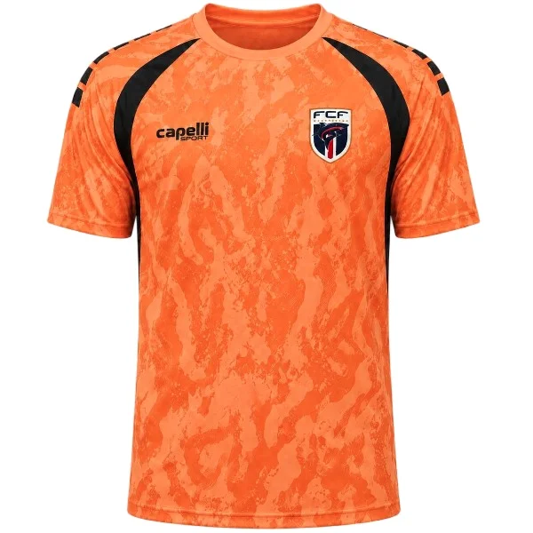 Cap-vert Maillot 2026 Orange - Maillot Cap-vert | maillotdefootpersonnalise