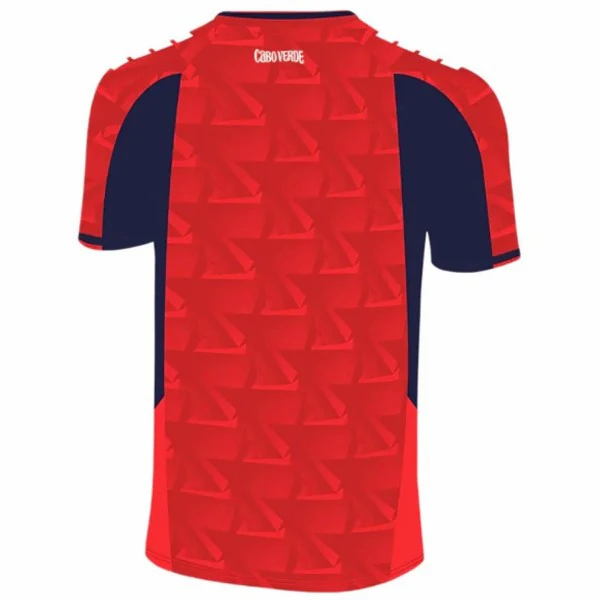 Cap-vert Maillot 2026 Rouge - Maillot Cap-vert | maillotdefootpersonnalise