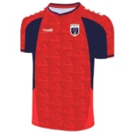 Cap-vert Maillot 2026 Rouge - Maillot Cap-vert | maillotdefootpersonnalise