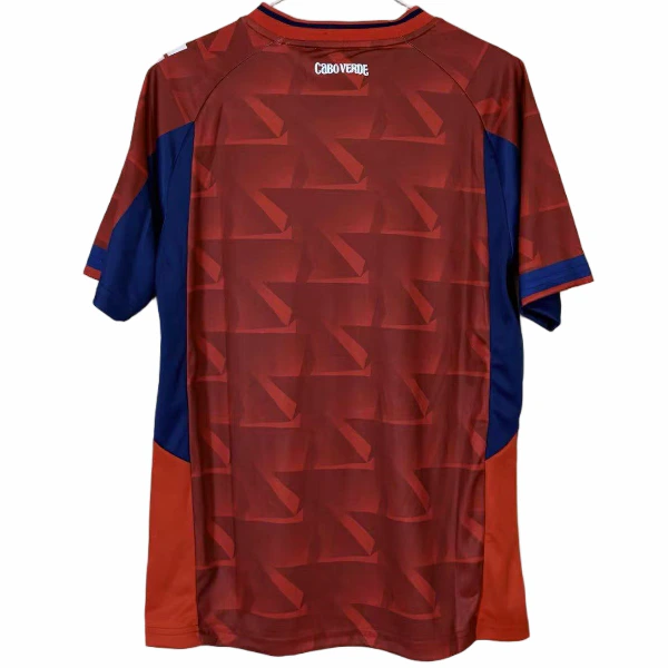 Cap-vert Maillot 2026 Rouge - Maillot Cap-vert | maillotdefootpersonnalise