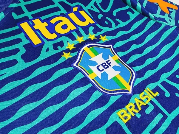 Brésil Maillot 2026 Bleu - Maillot Brésilien | maillotdefootpersonnalise