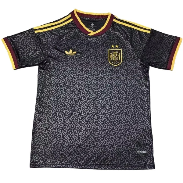 Espagne Maillot 2026 Noir - Maillot Espagne Coupe Du Monde 2026 | maillotdefootpersonnalise