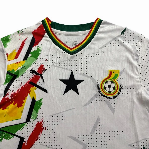 Ghana Maillot 2026 Blanc - Maillot Ghana | maillotdefootpersonnalise