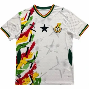 Ghana Maillot 2026 Blanc - Maillot Ghana | maillotdefootpersonnalise